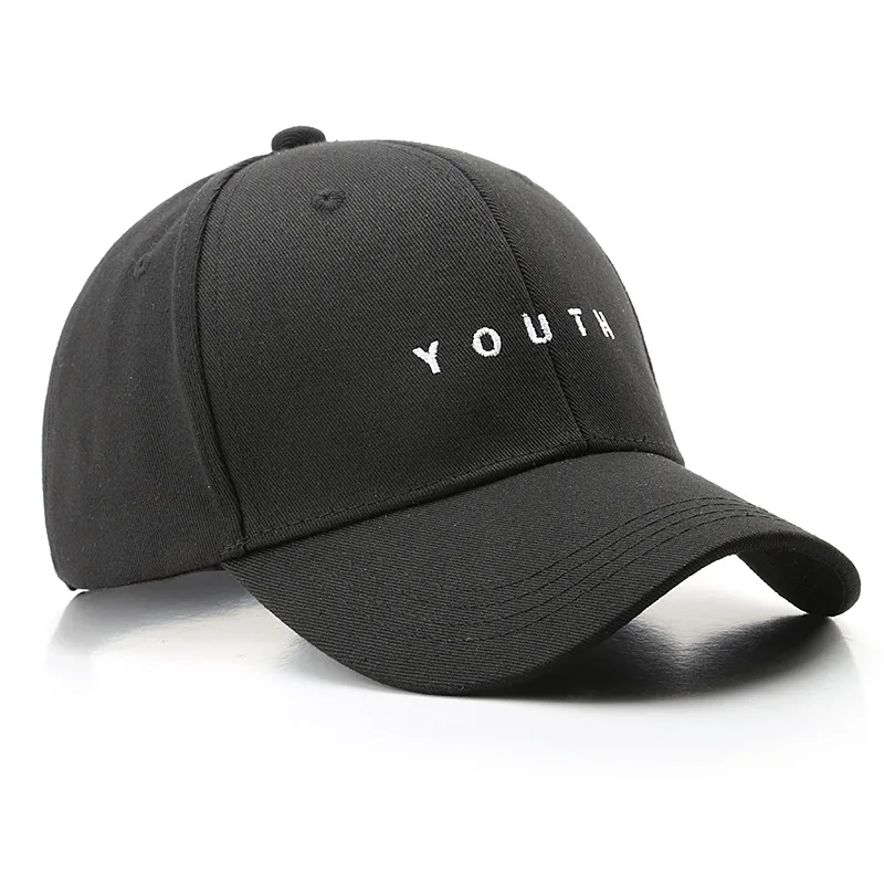 

autumn and winter letter embroidery bent brim baseball cap trendy men's sports leisure cap women's sun protection cap