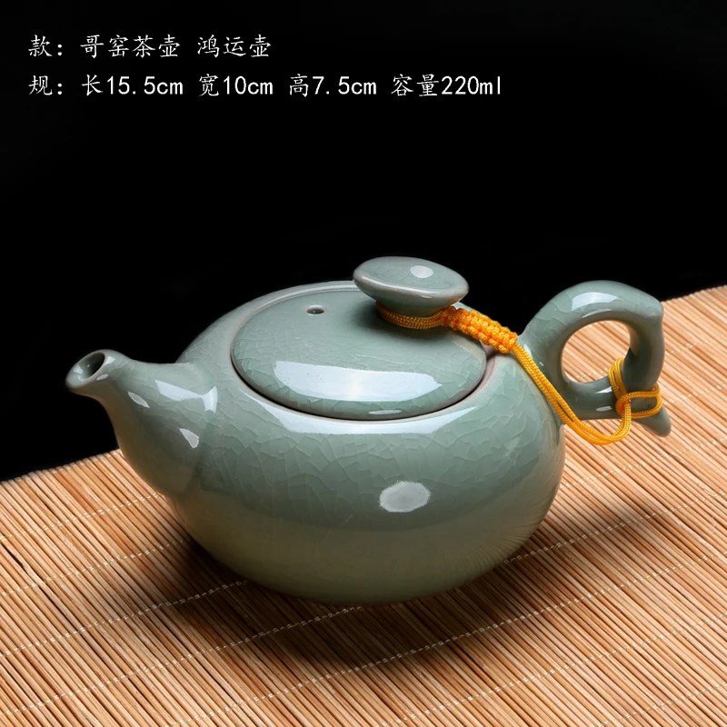 

Chinese Ceramic Teapots Vintage Travel Handmade with Filter Sencha Tea Ornament Teapots Juego De Te Kitchen Products DB60CH