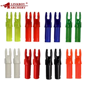 Linkboy стрельба из лука 12 шт24 шт пластиковая внутренняя Стрела Nocks F идентификатор вала 6,2 мм стрельба из лука охота Новинка