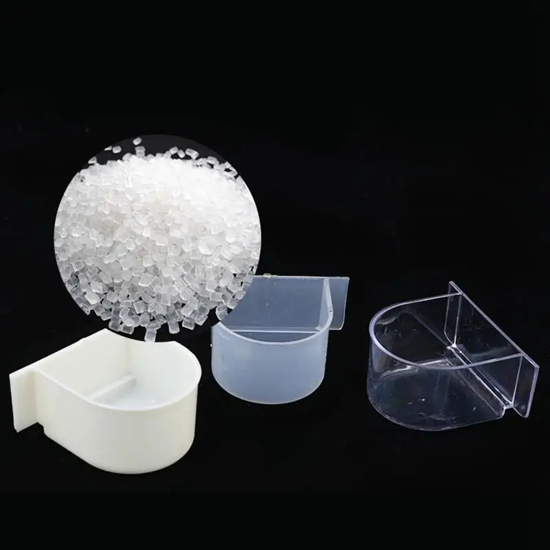 

Bird Seed Food Feeder Plastic Hanging Water Feeding Dish Water Feeder Bowl For Parrot Parakeet Cockatiel Cage Tool