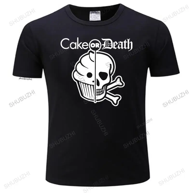 

Man crew neck tees Cake Or Death-Funny Eddie Izzard T-Shirt men brand tee-shirt summer cotton man tshirt unisex cool t-shirts