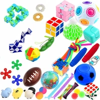 2021 full set fidget toys anti stress set strings relief pack gift for adults children figet sensory squishy relief antistress