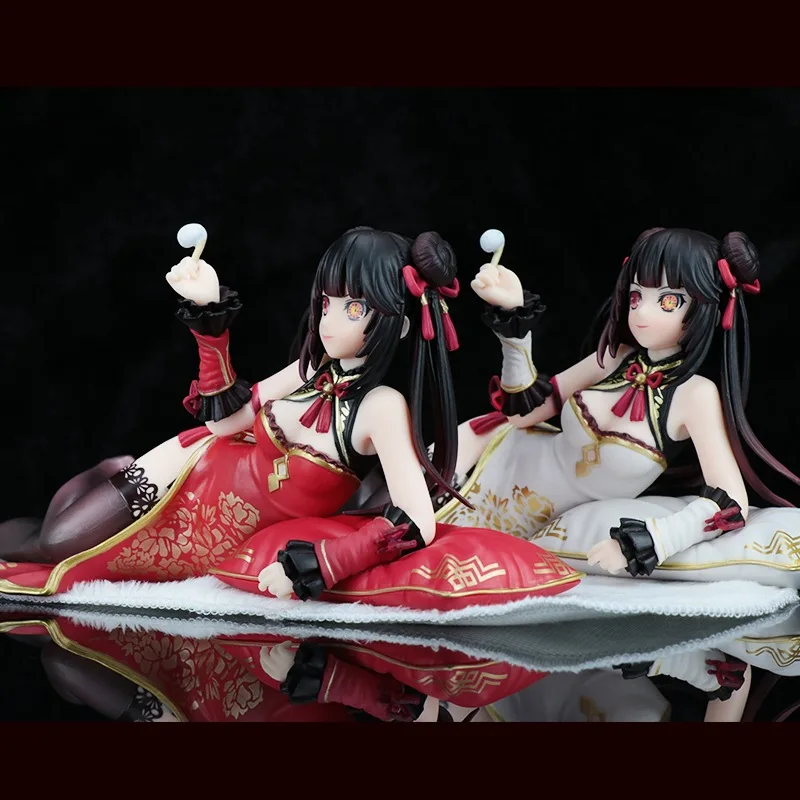 

Japanese Anime Date A Live Kurumi Tokisaki Cheongsam Ver. Toys Collection Model Doll Gift PVC Action Figure