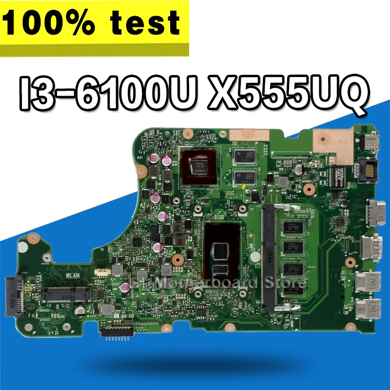 

X555UQ материнская плата для ноутбука For Asus для For Asus X555UJ X555UF F555U X555UB X555UQ X555U тест оригинальная материнская плата MB._ 4G/I3-6100U CPU