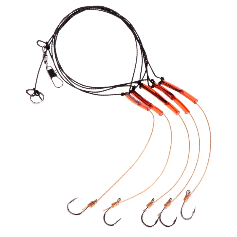 Рыболовные снасти из нержавеющей стали приманки гирлянды поворотные рыболовные
