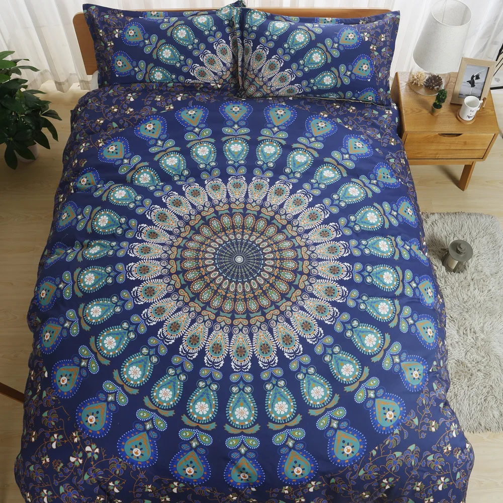Комплект постельного белья из 3 предметов с цветочным узором|bed set|bedding setflower bedding