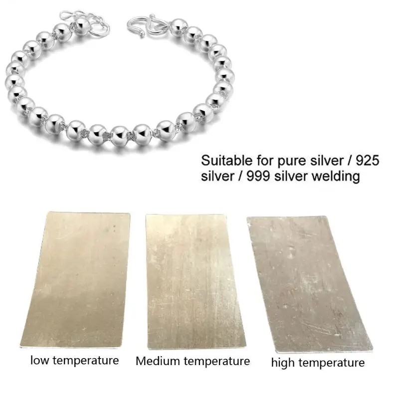 Silver Soldering Sheet Plate Jewelry Welding Tool Metal Forming Stamping Embossing Etching Blanks | Украшения и аксессуары