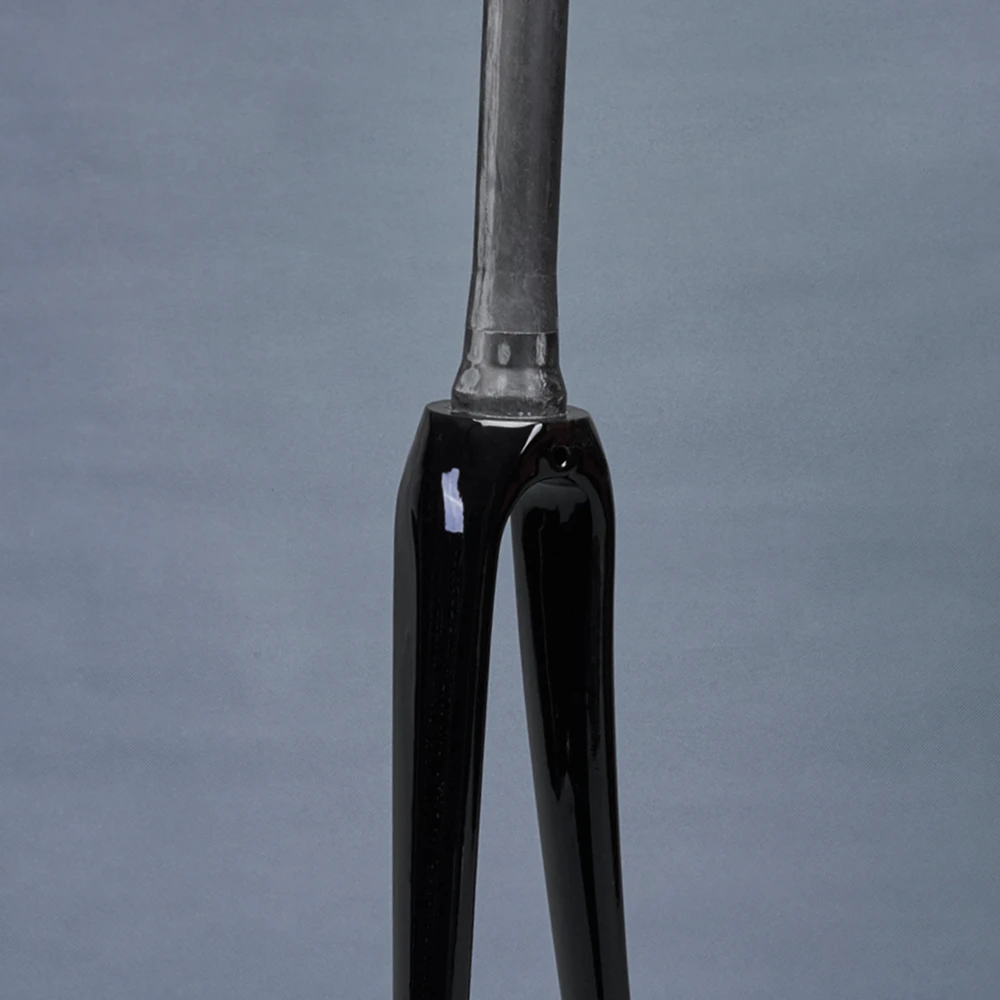 Полностью Карбоновая вилка для дорожного велосипеда 700C передняя коническая 1-1/8