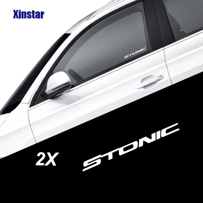 Наклейки на автомобильные окна для kia stonic 2 шт. |