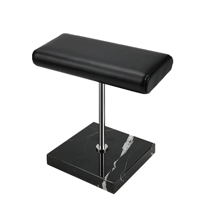 

Black Marble Base Watch Stand Metal Rod Display Props Bracelet Jewelry Lengthen Placement Stand