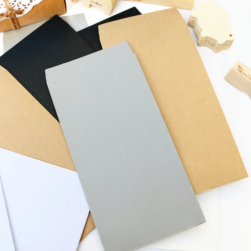 Винтажный конверт чистая крафт-бумага 12 шт. сделай сам подарок для приглашения с