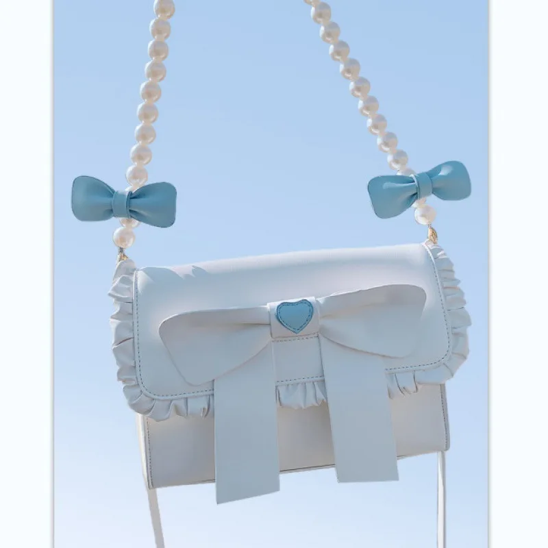 

New Shoulder Handbag Detachable Pearl Chain All-match Messenger Bag Purses and Handbags Luxury Designer Tote Bag for Women