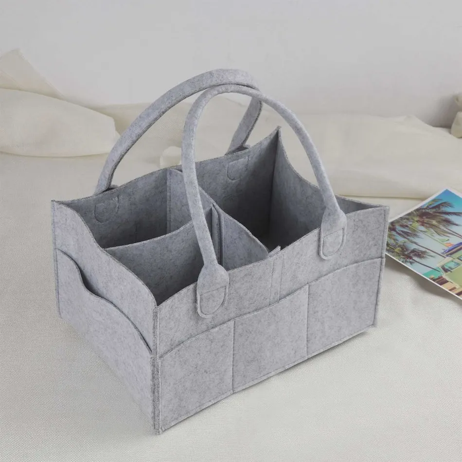 Сумка для детских подгузников органайзер корзина хранения полиэфирное