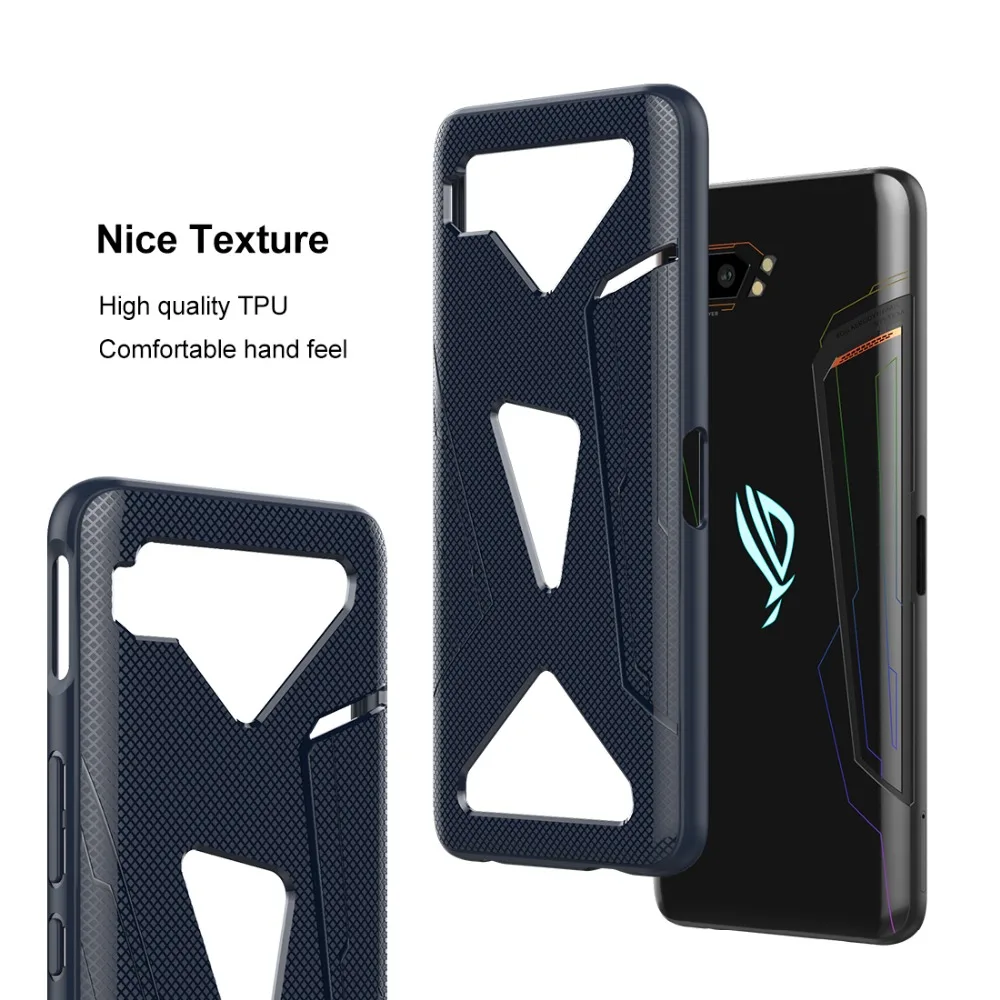 Для Asus ROG Phone II чехол матовый Мягкий силиконовый чехол для телефона Asus ROG Phone 2 Phone2 чехол