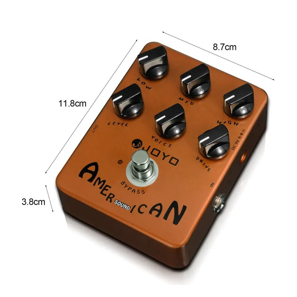 JOYO гитарный усилитель имитатор эффектов педаль искажений VOX Fander Marshall MESA Boogie True