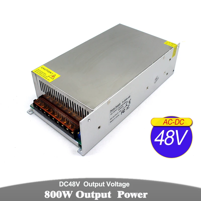 Lighting Transformers DC12V DC18V DC4V DC30V DC36V DC42V DC48V DC60V 800W Power Supply for LED Light CCTV CNC ROuter Stepper | Лампы и