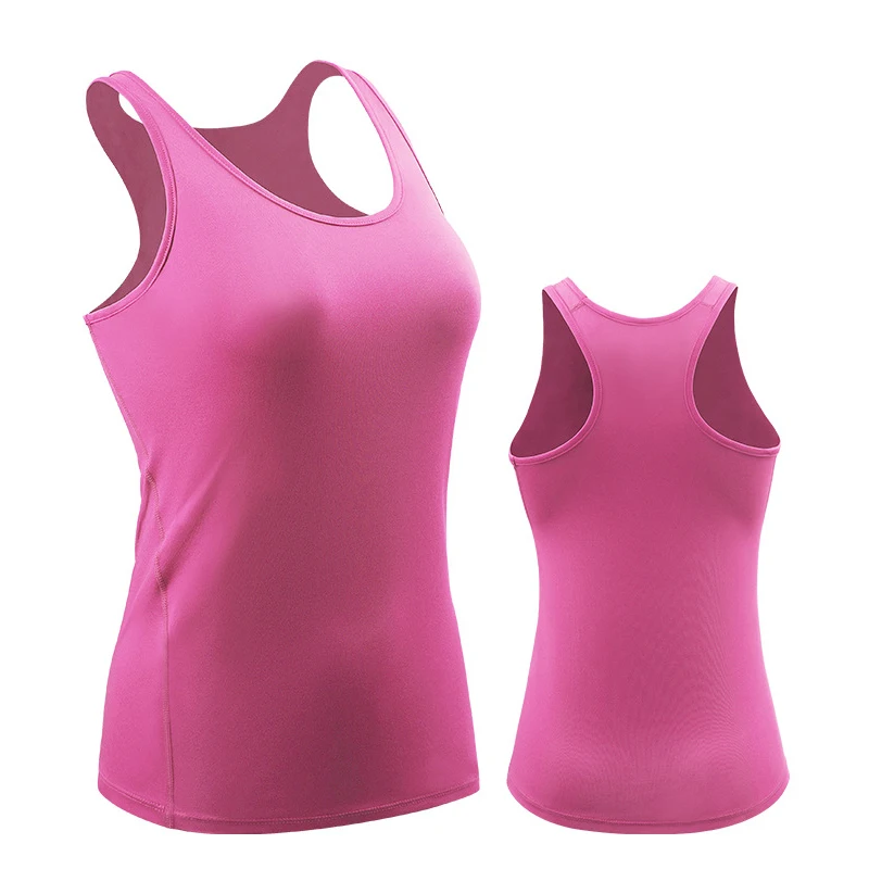 

Yoga Shirts Compression Running Vest Sports Tights Fitness Base Layer Sportswear Tank Tops Female Jersey camiseta Dance Singlets