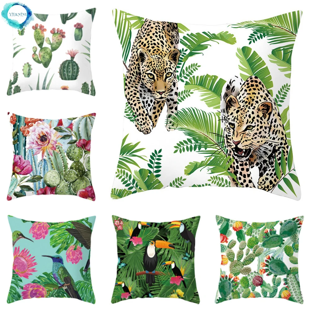 

Наволочка из хлопка и льна, 45 х45 см