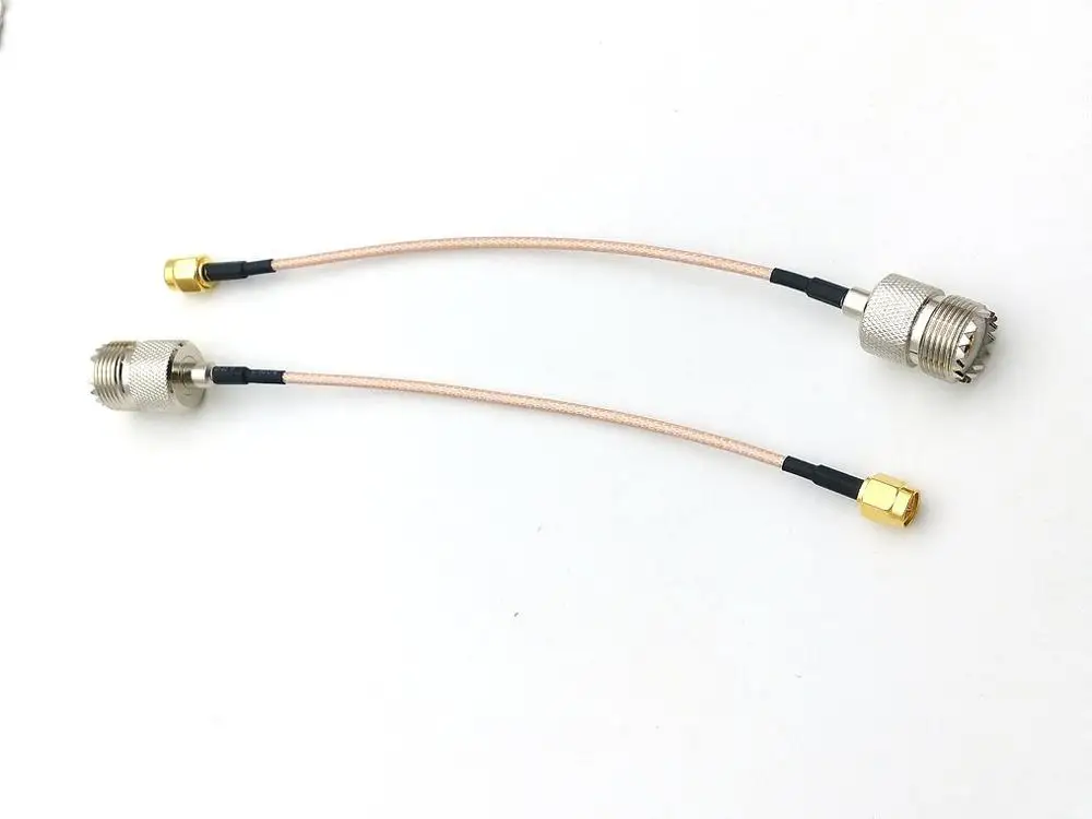 20 шт. UHF SO239 женский PL259 к SMA штекер обжимной RG316 кабель