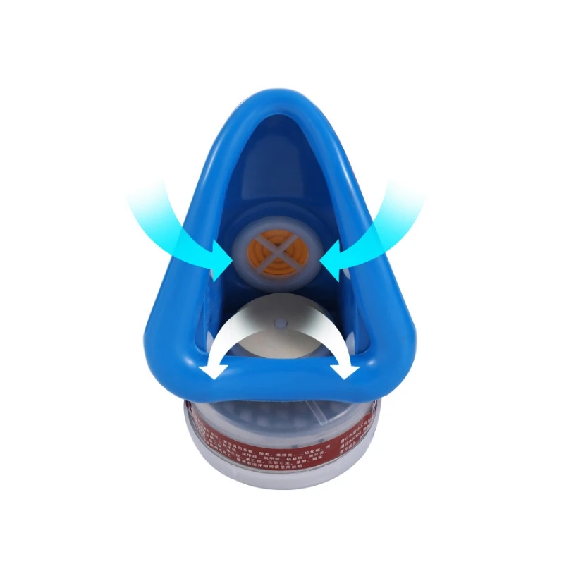 Модная защитная маска респиратор противогаз химическая противопылевая с