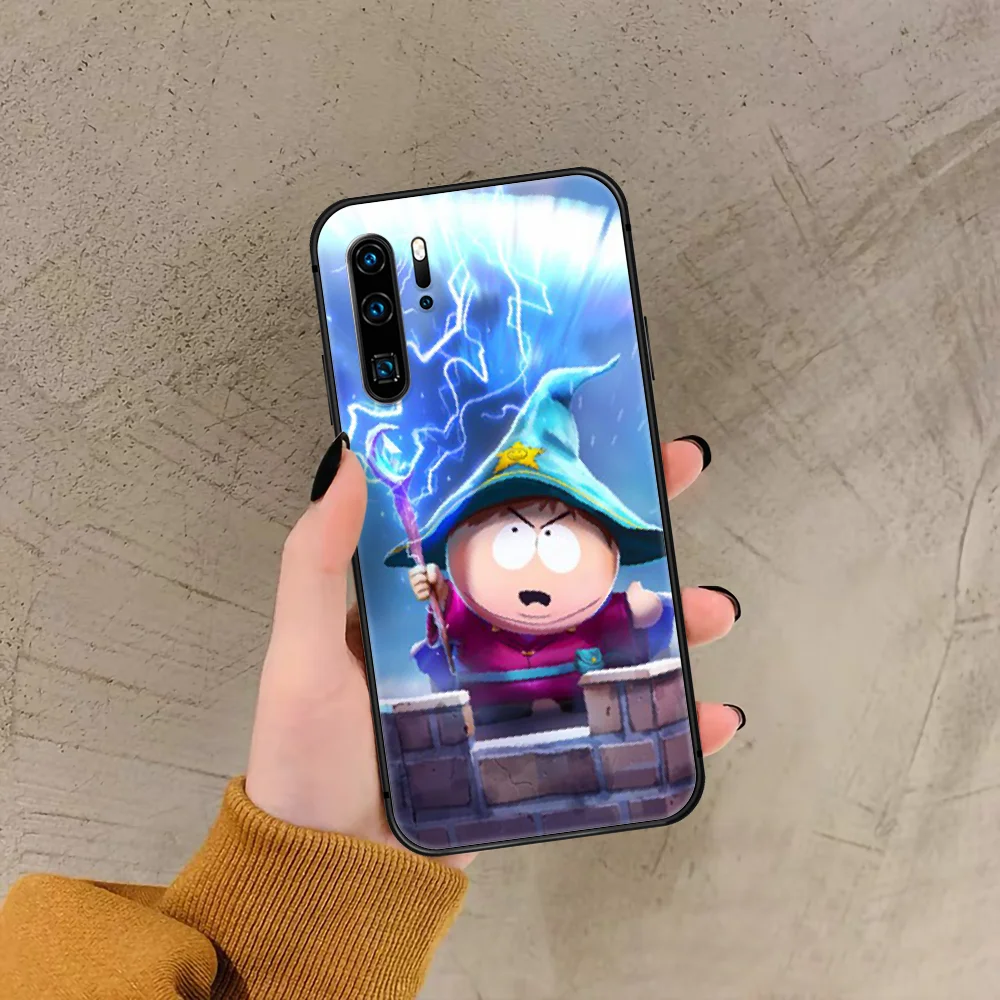 

South-Park Painting Phone Case For Huawei P Mate Smart 10 20 30 40 Lite Z 2019 Pro black Shell Silicone Funda Tpu Cell Fashion