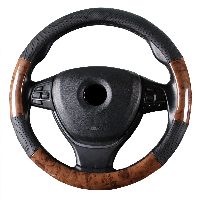 Кожаные удобные дышащие оплетки для руля|Чехлы на руль| |