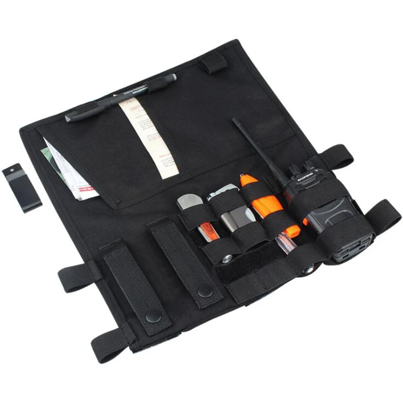 Tactical Molle Vehicle Sun Visor Organizer Panel Tool Pouch Car Truck Auto CD Storage Bag Sundries Accessories EDC Bag Holder