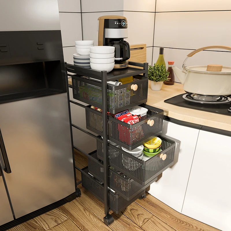 Выдвижной ящик-органайзер NETEL передвижная кухонная стойка тележка многоярусная