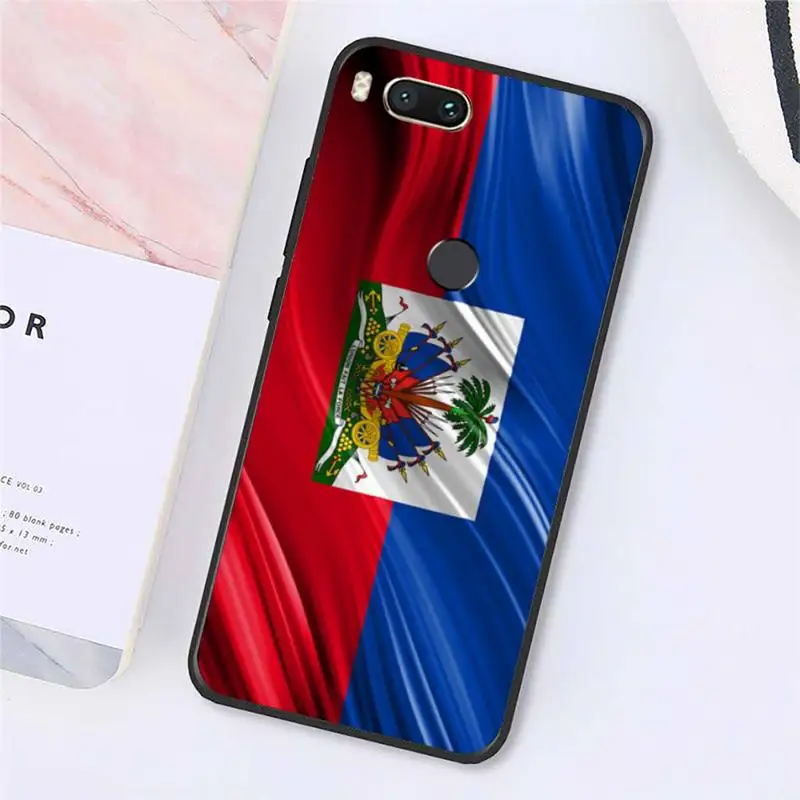 

Vintage Haitian National flag Phone Case For Xiaomi Redmi note 7 8 9 t max3 s 10 pro lite cover funda coque shell