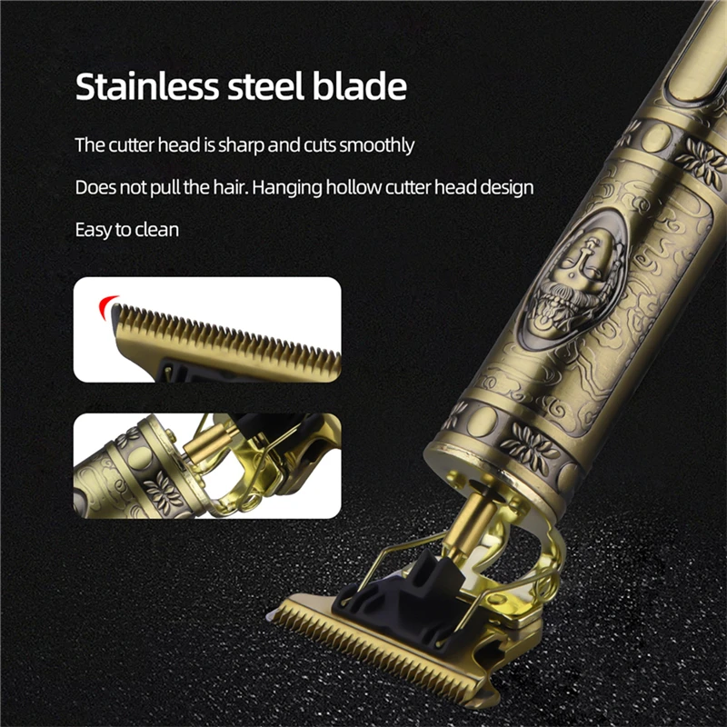 

CkeyiN Hair Clipper Professional Electric Hair Trimmer 0mm Baldheaded Beard Shaving Finishing Hair Cutting Machine Hair Cutter