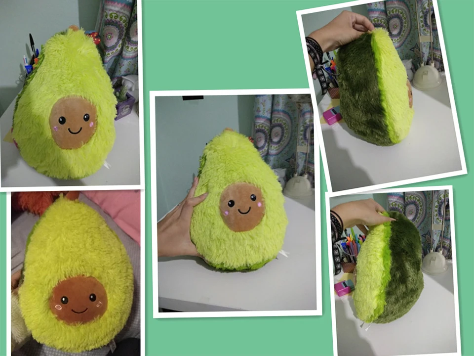 Авокадо Фрукты плюшевое растение удобные творческие игрушки Kawaii мультфильм милые мягкие куклы подушка для мальчиков подушка для девочек для детей подарок