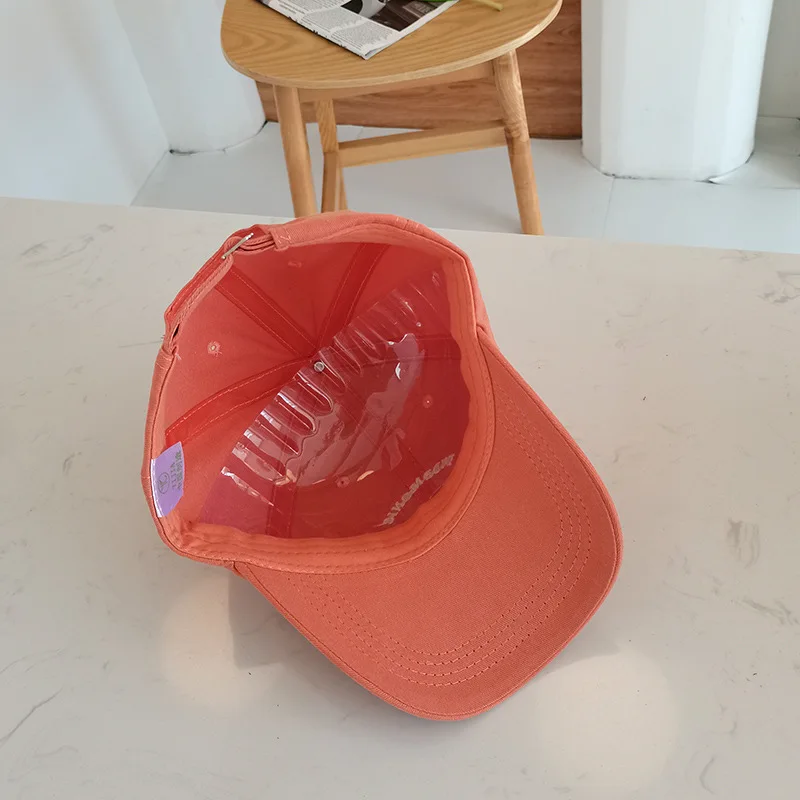 

Japanese embroidery baseball hats for men and women spring and summer leisure travel sun hat students breathable soft top cap