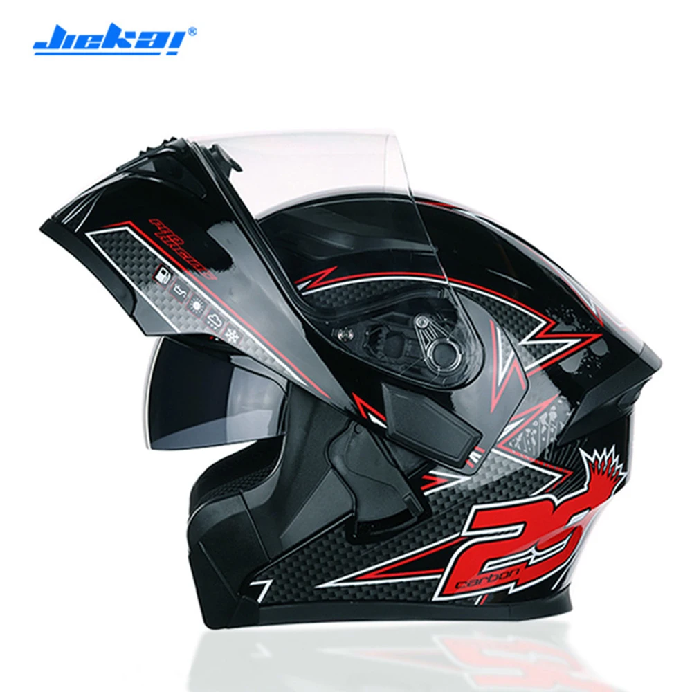 

Motorcycle Helmet DOT Approved Flip Up helmet Dual Visor Racing Motos Helmet Full Face Helmet Fit For Men Women With Free shippi