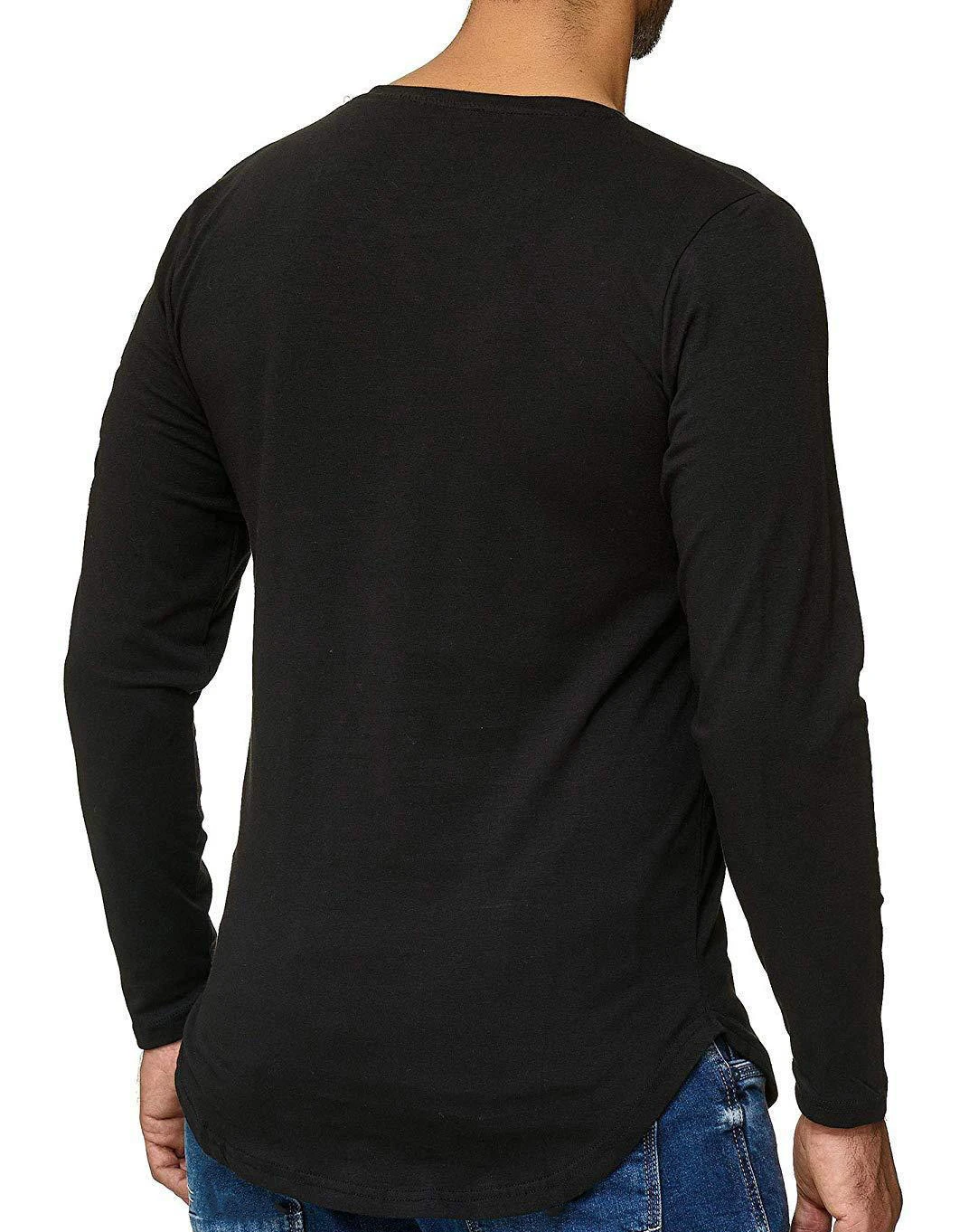 

2019 New Men's Hip Hop Zipper T shirt Male Long Sleeve Fitness bodybuilding T shirts Men High Street Solid Color t-shirts tops