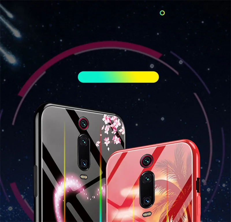 Роскошный ударопрочный чехол из закаленного стекла Lu mi nous 7H для Xiaomi mi 9T Pro 9 анти-взрывающаяся задняя крышка для Red mi K20 Pro Note 7