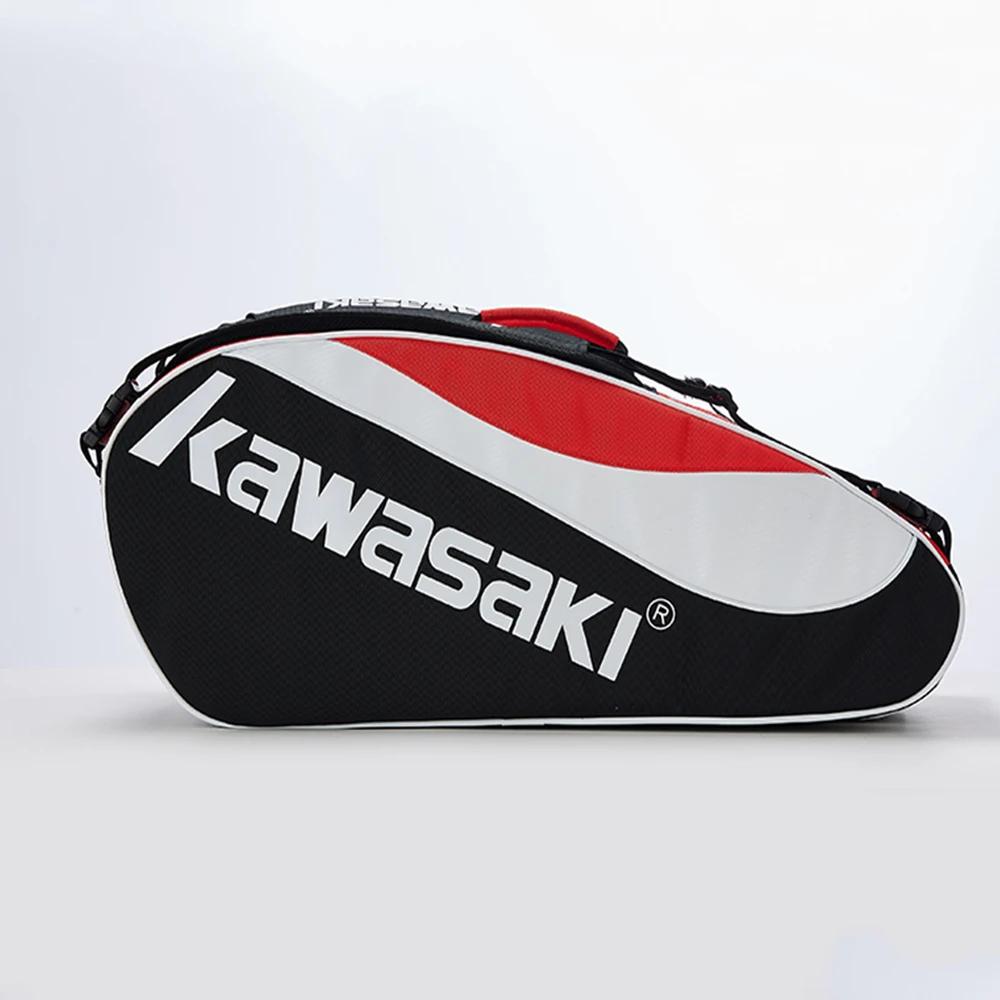 Original Kawasaki Master Series Badminton Bag Large Capacity Racquet Sports Bag For 6 Badminton Rackets KBB-8685