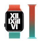 Ремешок для Apple watch band 44 мм 40 мм iWatch 42 мм 38 мм, металлический браслет из нержавеющей стали с магнитной петлей для Apple watch 3 4 5 6 se