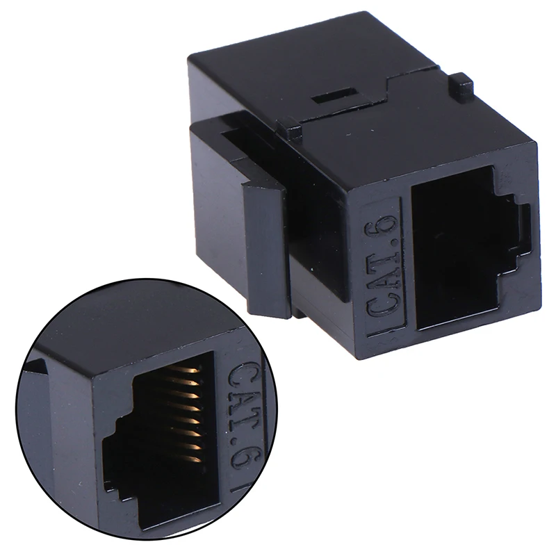 

Переходник с гнезда RJ45 на UTP Cat5e CAT6 keystone jack