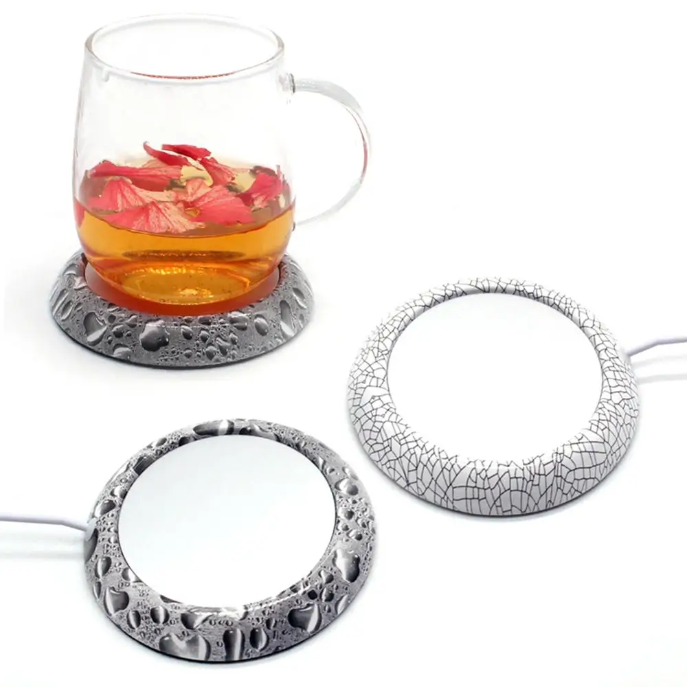 Оригинальный USB нагревательный подстаканник для древесины подогреватель чашки