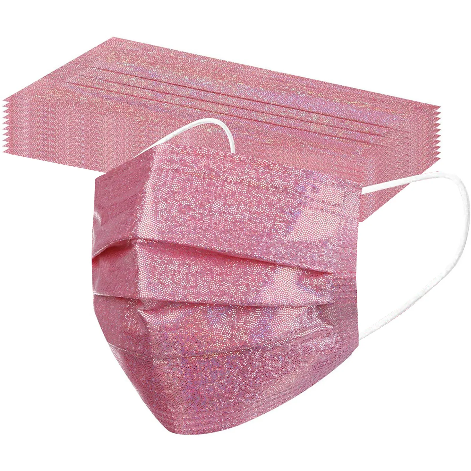 10 шт. одноразовые блестящие маски для лица |