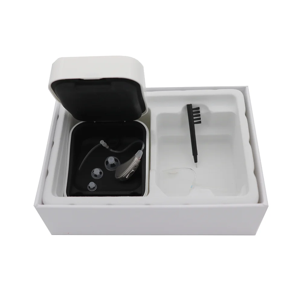 

China Good Sound Quality Wholesale Mini Affordable Open Fit Domes Hearing Aids BTE OE With Slim Tube Volume Control