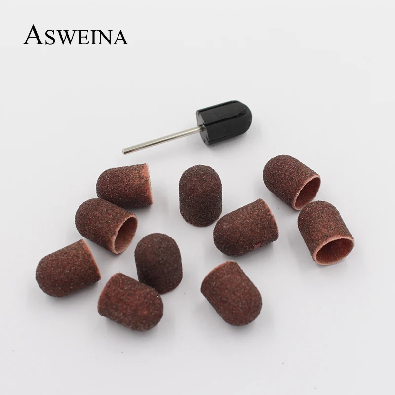 ASWEINA 13*19 мм резиновая ручка 10 шт. шлифовальные ленты колпачки аксессуары для