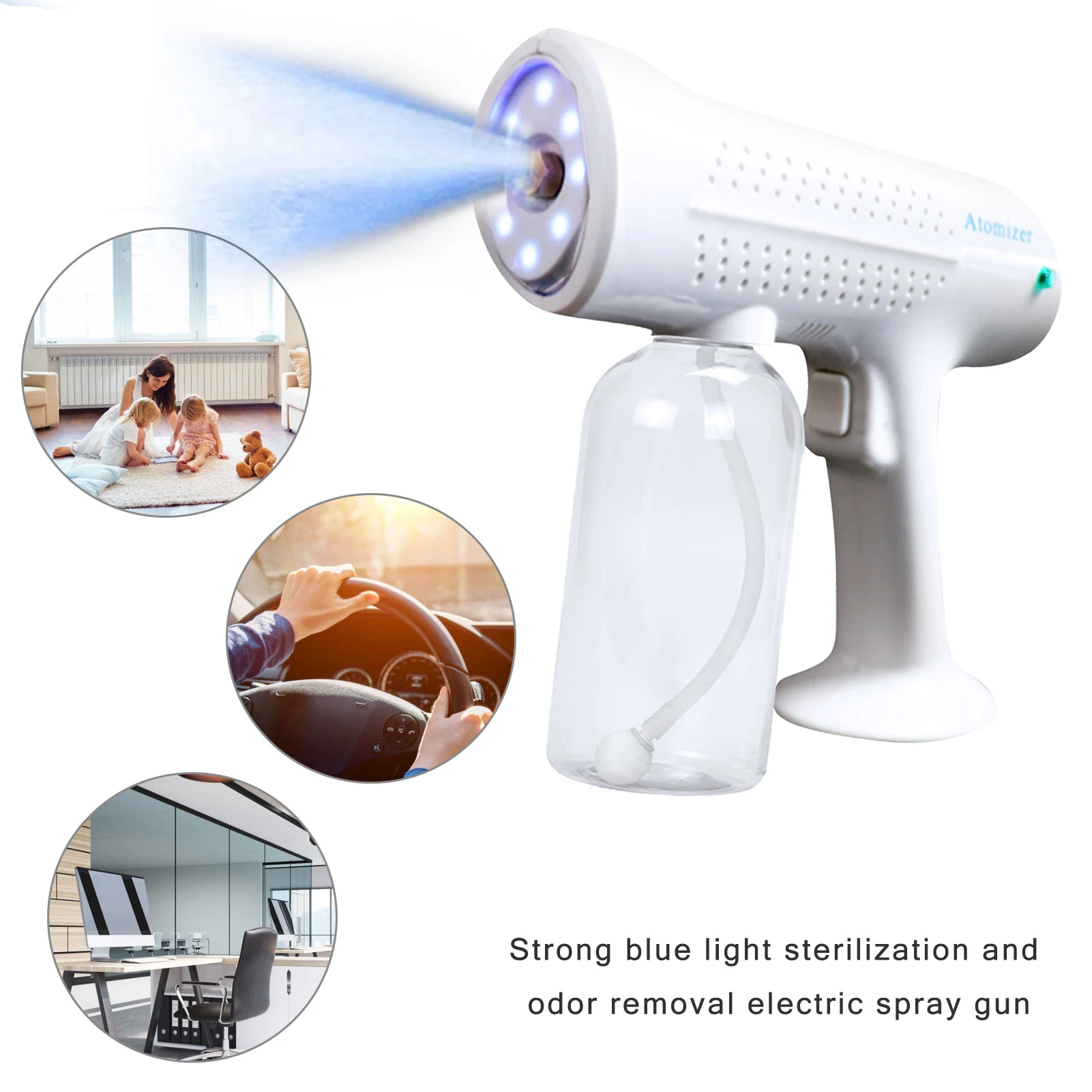 Синий светодиодный сильный светильник дезинфицирующее средство