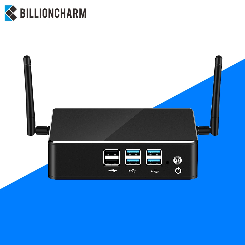 Мини-ПК 8-й процессор Intel Core i7 8550U i5 i3 DDR4 HDMI Windows 10 8 Linux 4K UHD HTPC Настольный неттоп