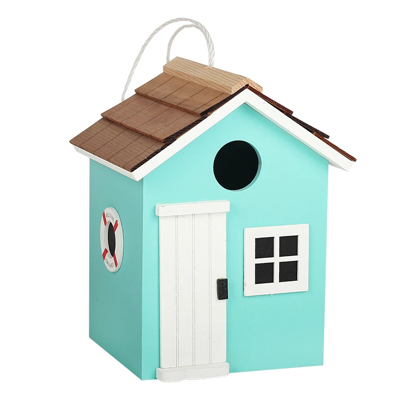 Средиземноморский птичий домик для двора уличное Птичье гнездо Садоводство дома