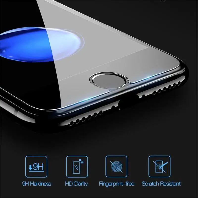 CAFELE Защита экрана для iPhone 11 Pro Max X XR Xs Max 8 7 6 6s Plus HD прозрачное закаленное стекло для iPhone 5 5S SE ультратонкий