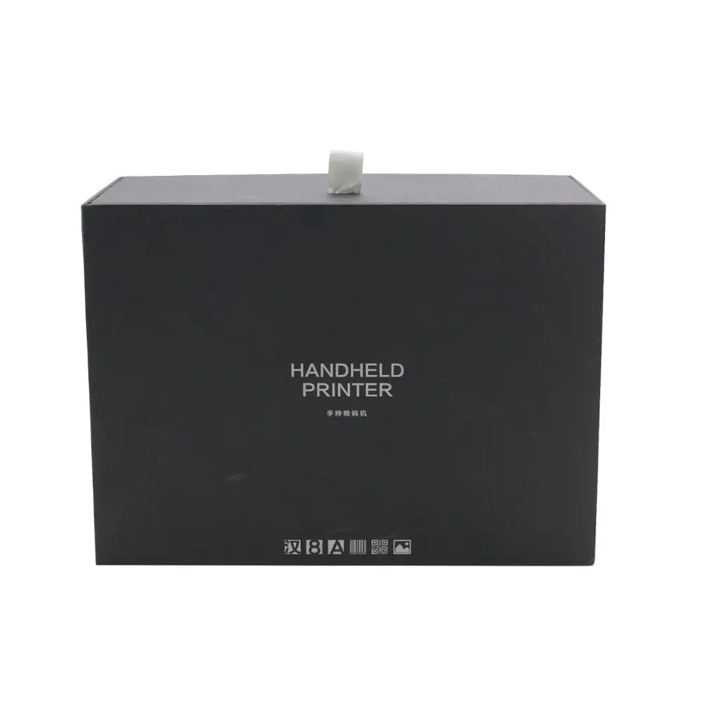 

2-12.7mm Print Height 600DPI Time QR Code Barcode Logo + 42ML Cartridge Black Handheld Inkjet Printer