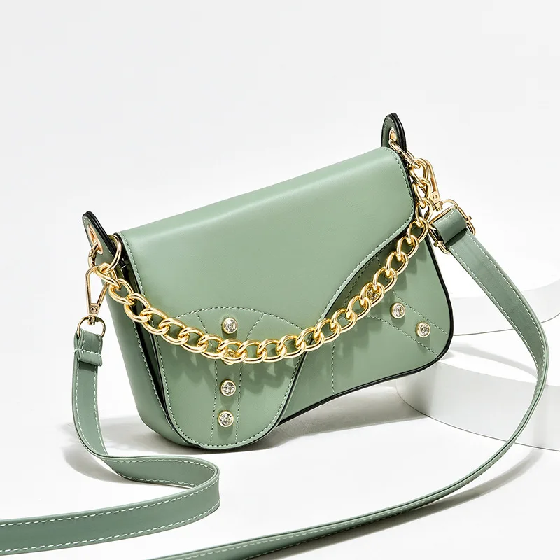 

Women's luxury handbag 2020pu new fashion single shoulder bag diagonal straddle bag women's straddle small square bag chain bag