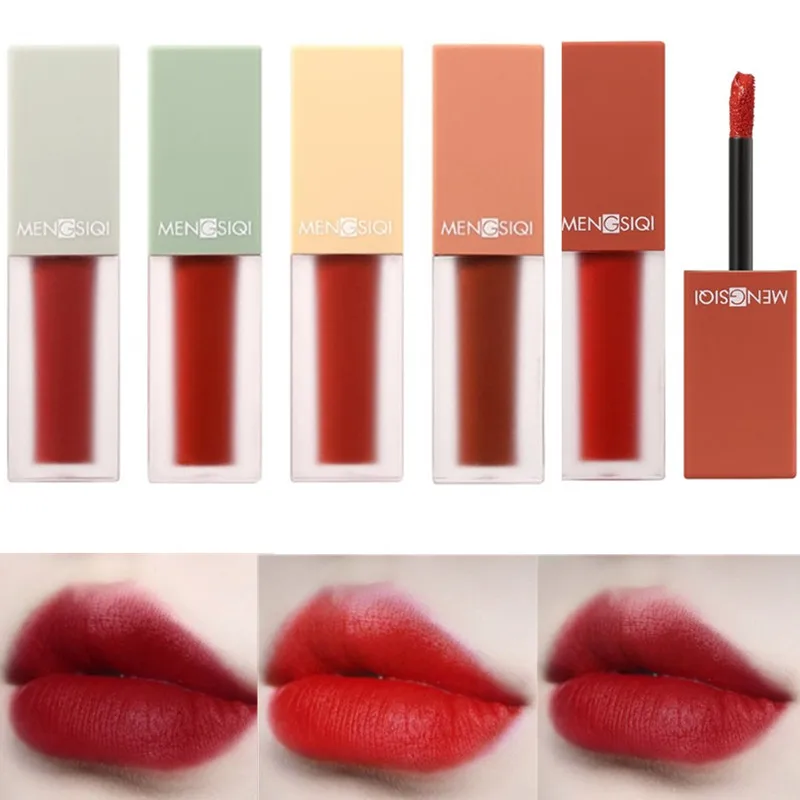 Матовый блеск для губ губная помада водостойкий питательный увлажняющий