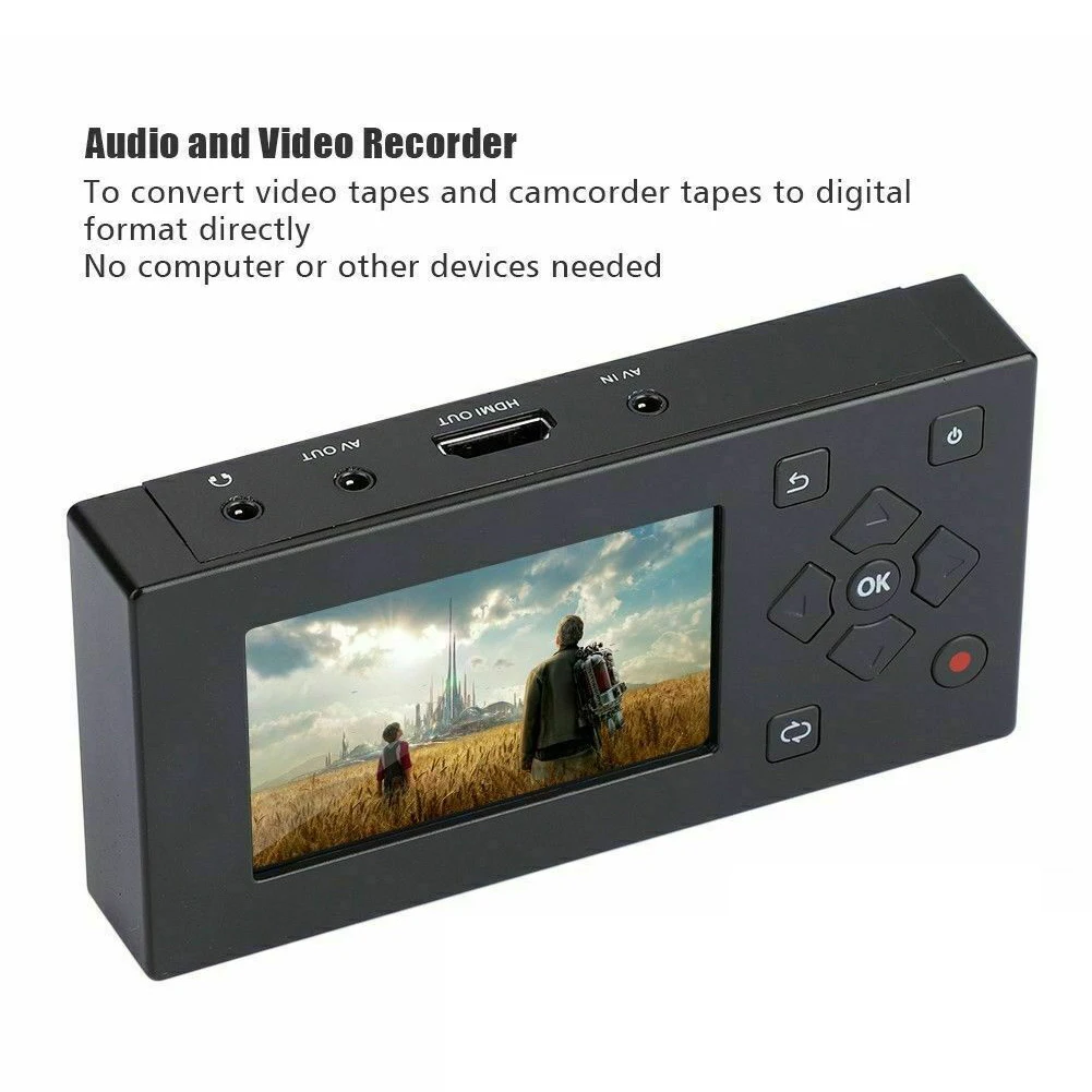 AV захват профессиональные VHS ленты видеокамера MP3 аналоговый в цифровой плеер